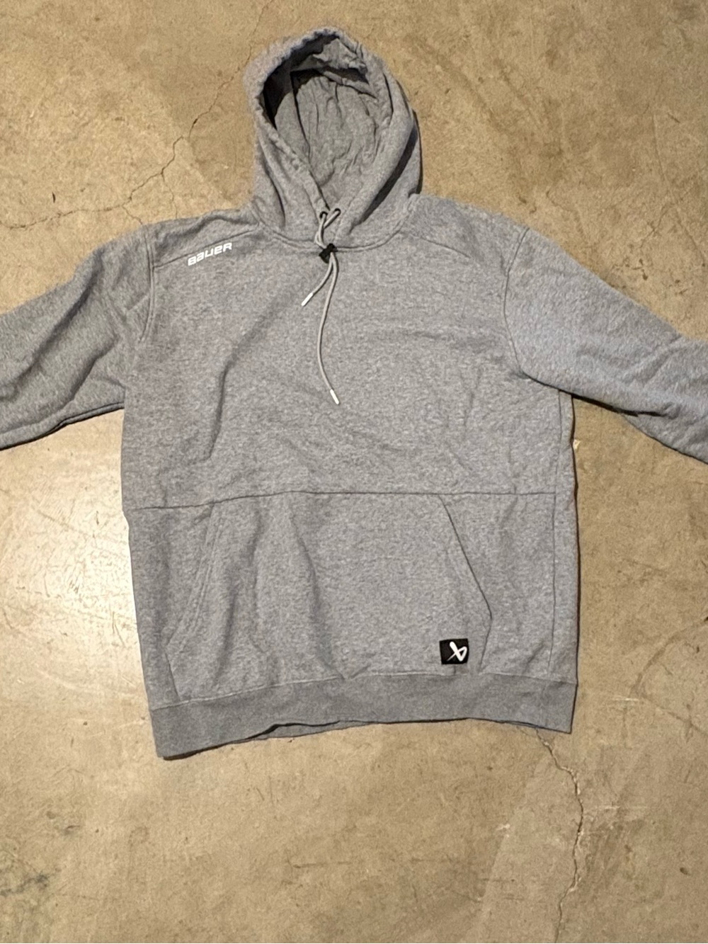 Bauer Light Gray Pullover Hoodie
